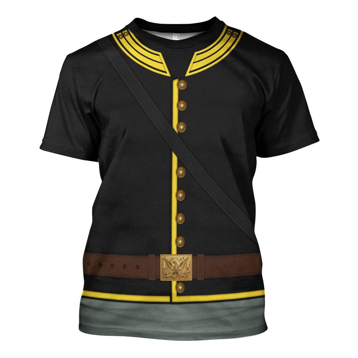 Gearhomie Union Army- Cavalry Trooper Uniform All Over Print Hoodie Sweatshirt T-Shirt Tracksuit - Gearhomie.com