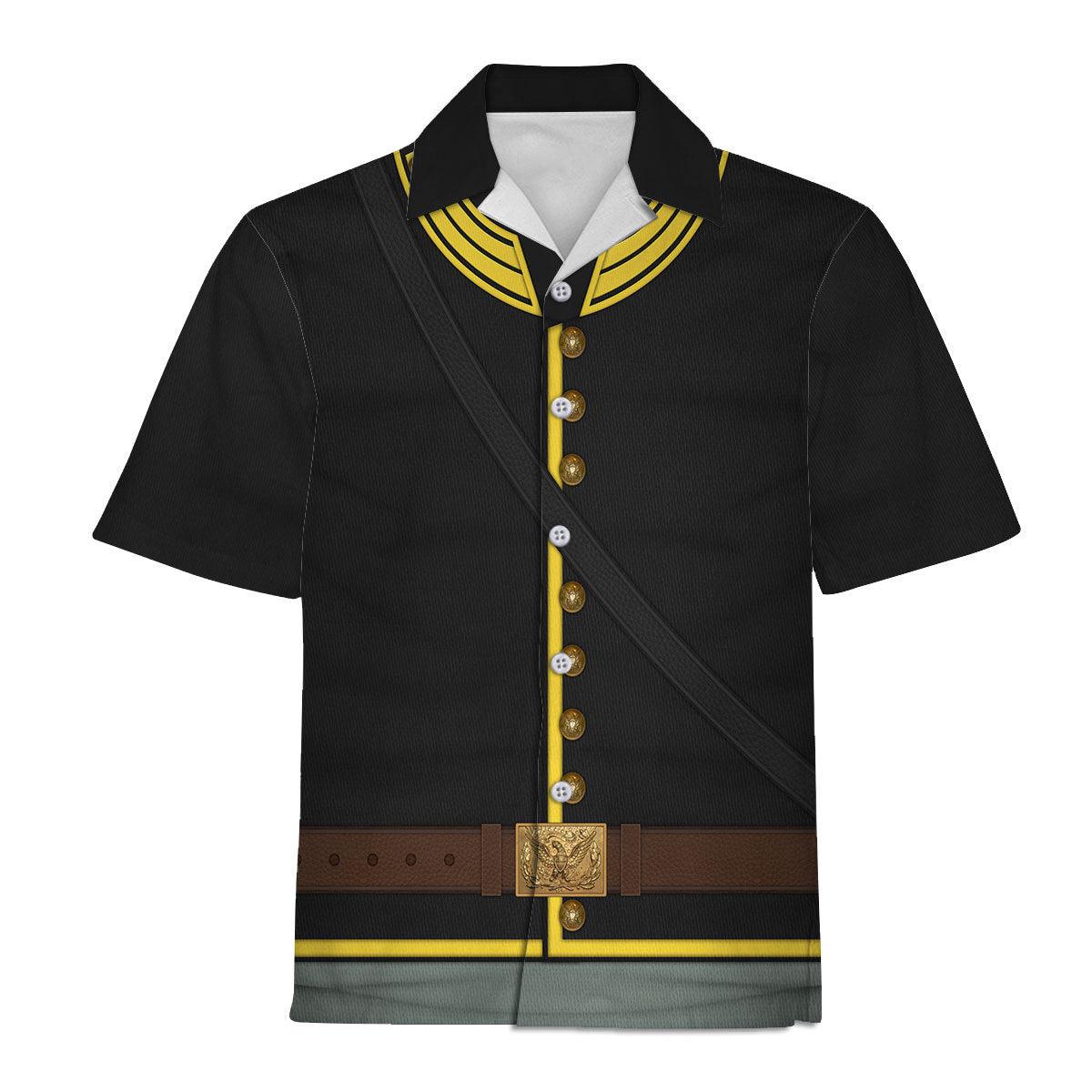 CustomsPig Union Army- Cavalry Trooper Uniform All Over Print Hoodie Sweatshirt T-Shirt Tracksuit - CustomsPig.com