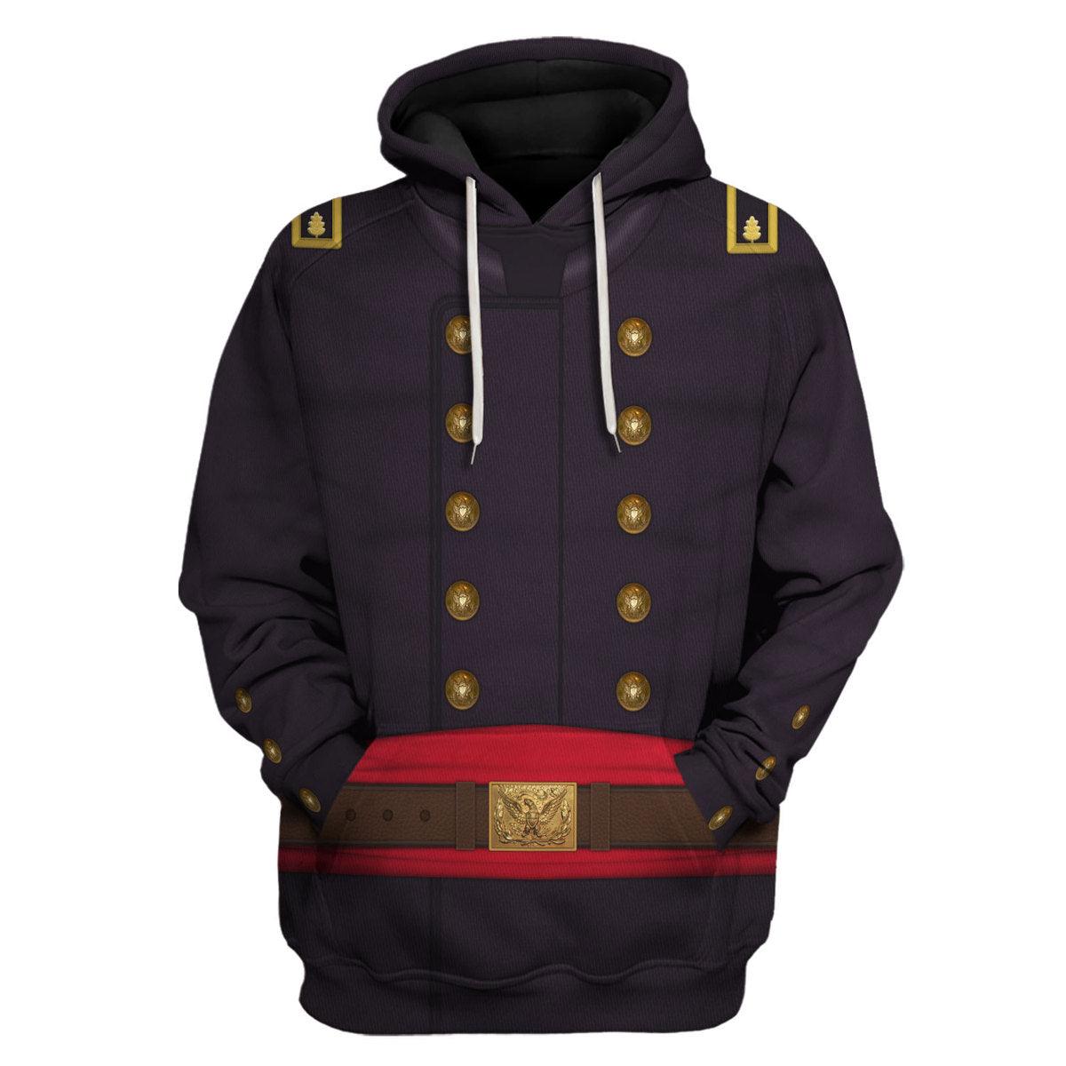 Gearhomie Union Army- Major- Infantry Uniform All Over Print Hoodie Sweatshirt T-Shirt Tracksuit - Gearhomie.com