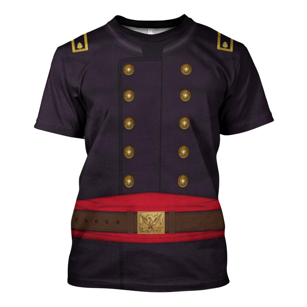 Gearhomie Union Army- Major- Infantry Uniform All Over Print Hoodie Sweatshirt T-Shirt Tracksuit - Gearhomie.com