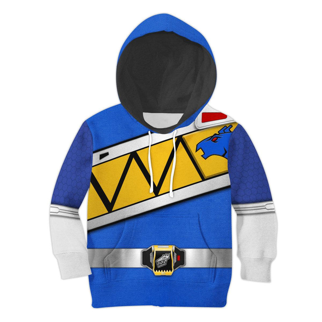 CustomsPig Unisex Kid Tops Blue Power Rangers Dino Charge 3D Apparel - DucG