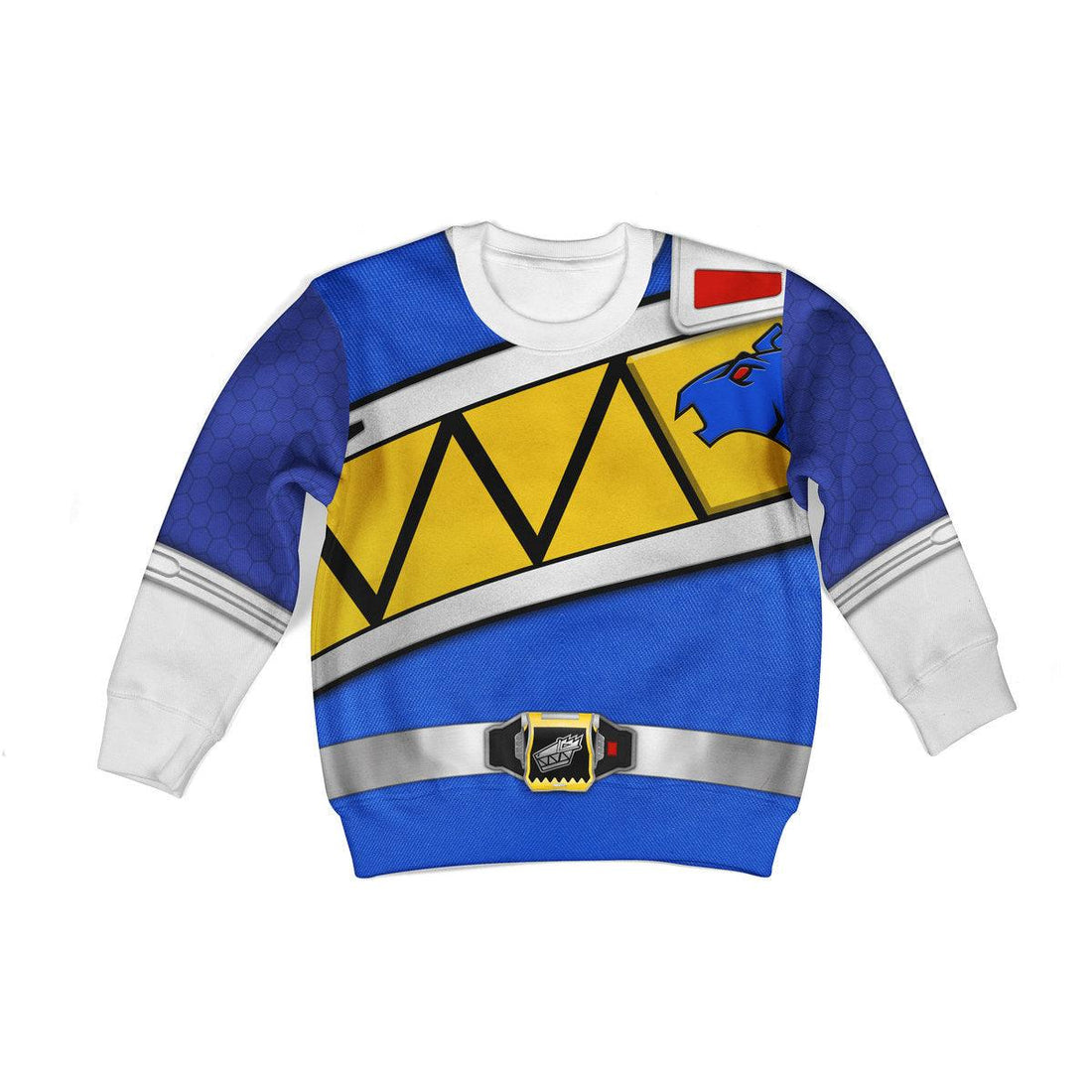 CustomsPig Unisex Kid Tops Blue Power Rangers Dino Charge 3D Apparel - DucG