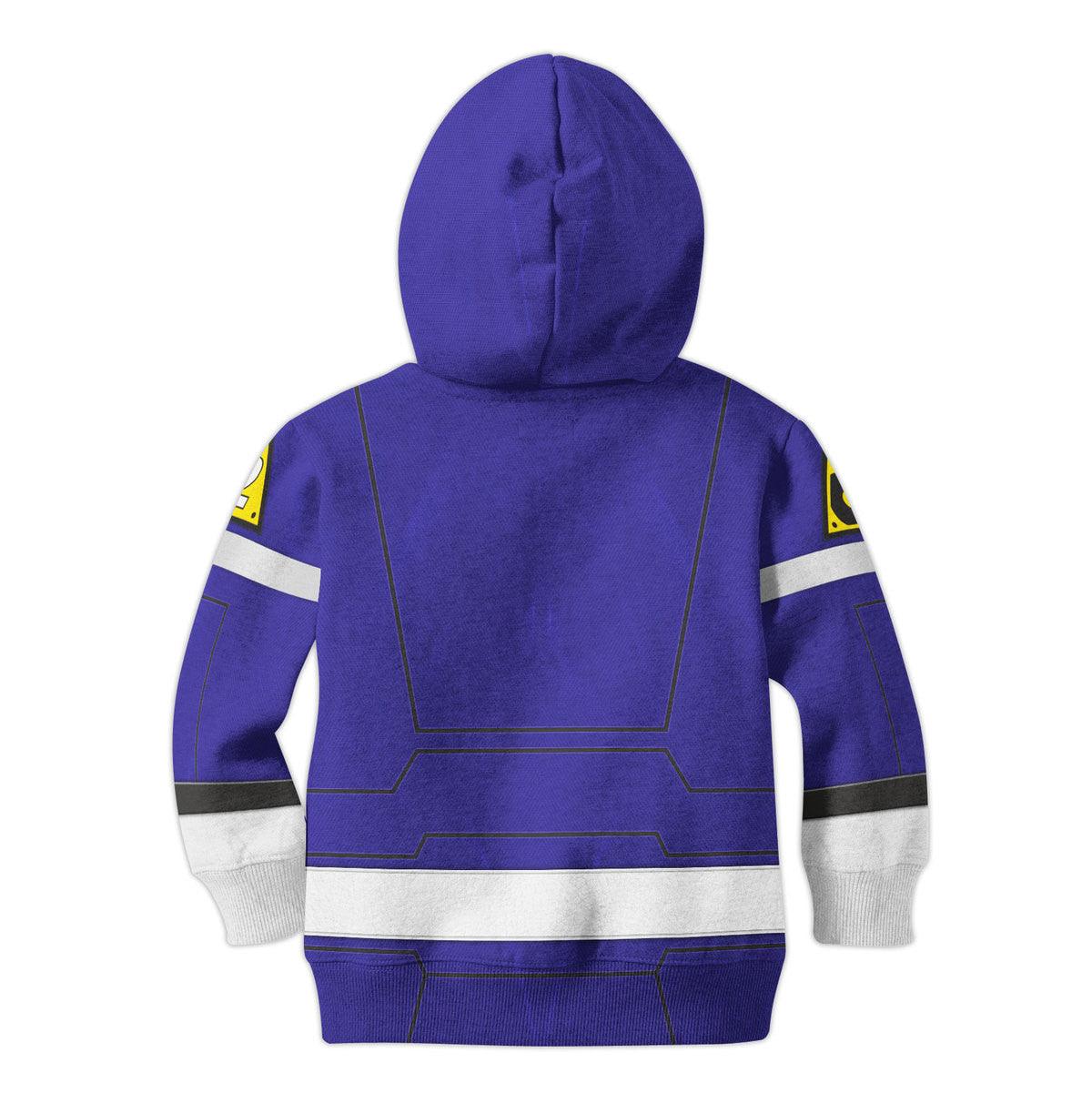  CustomsPig Unisex Kid Tops Power Rangers Turbo Blue 3D Apparel -  CustomsPig.com