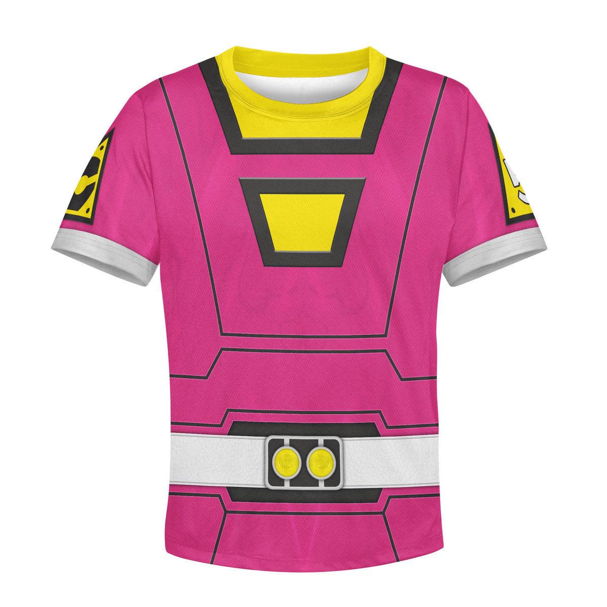  CustomsPig Unisex Kid Tops Power Rangers Turbo Pink 3D Apparel -  CustomsPig.com