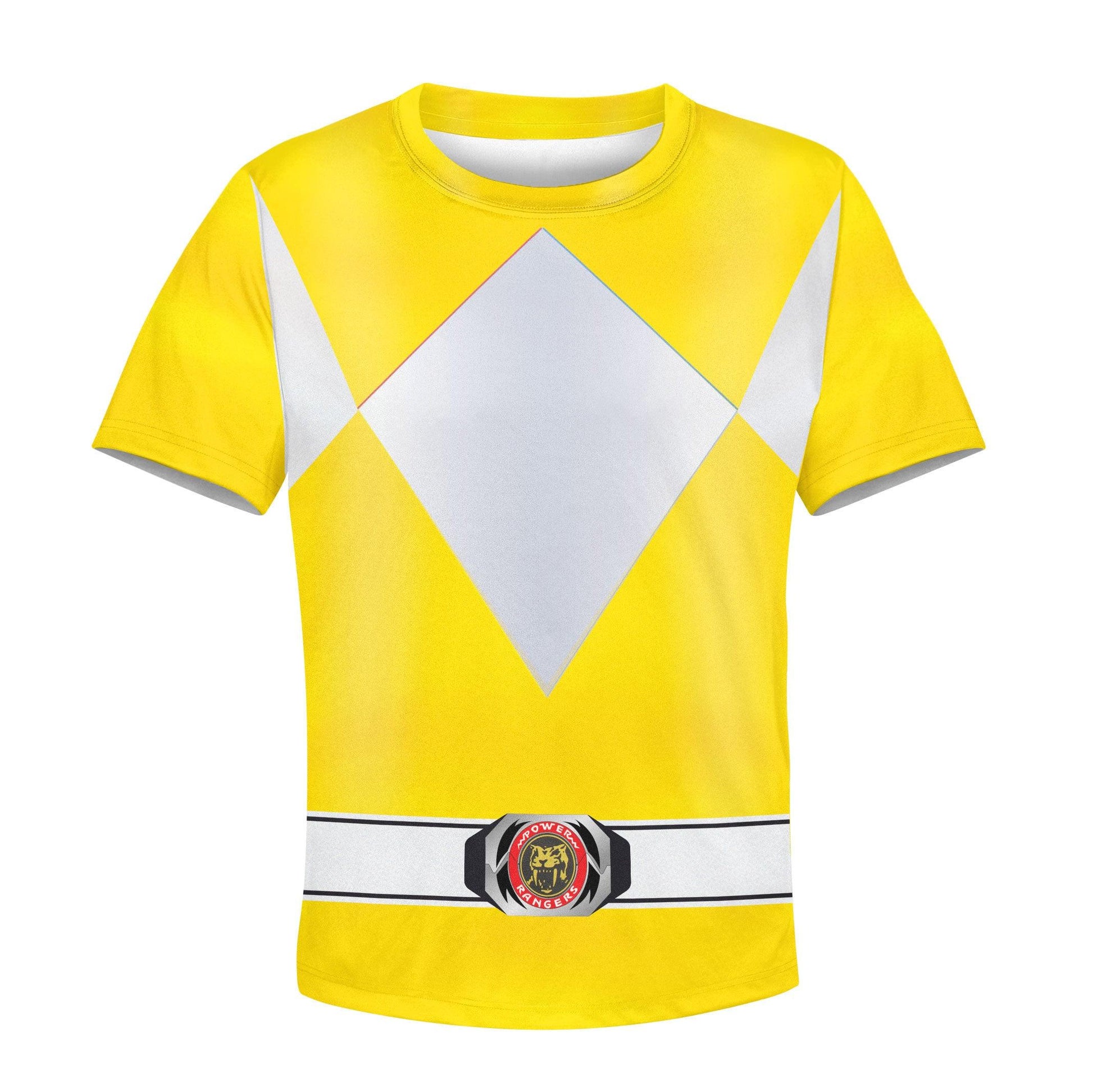  CustomsPig Unisex Kid Tops Yellow Power Ranger 3D Apparel -  CustomsPig.com