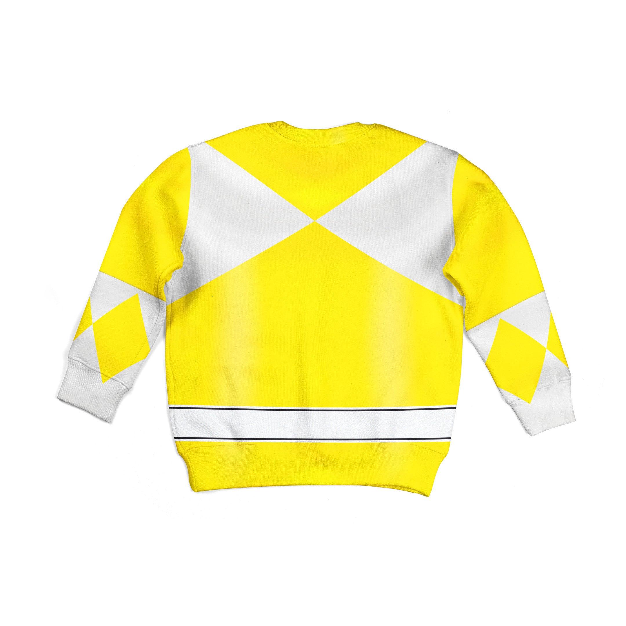  CustomsPig Unisex Kid Tops Yellow Power Ranger 3D Apparel -  CustomsPig.com