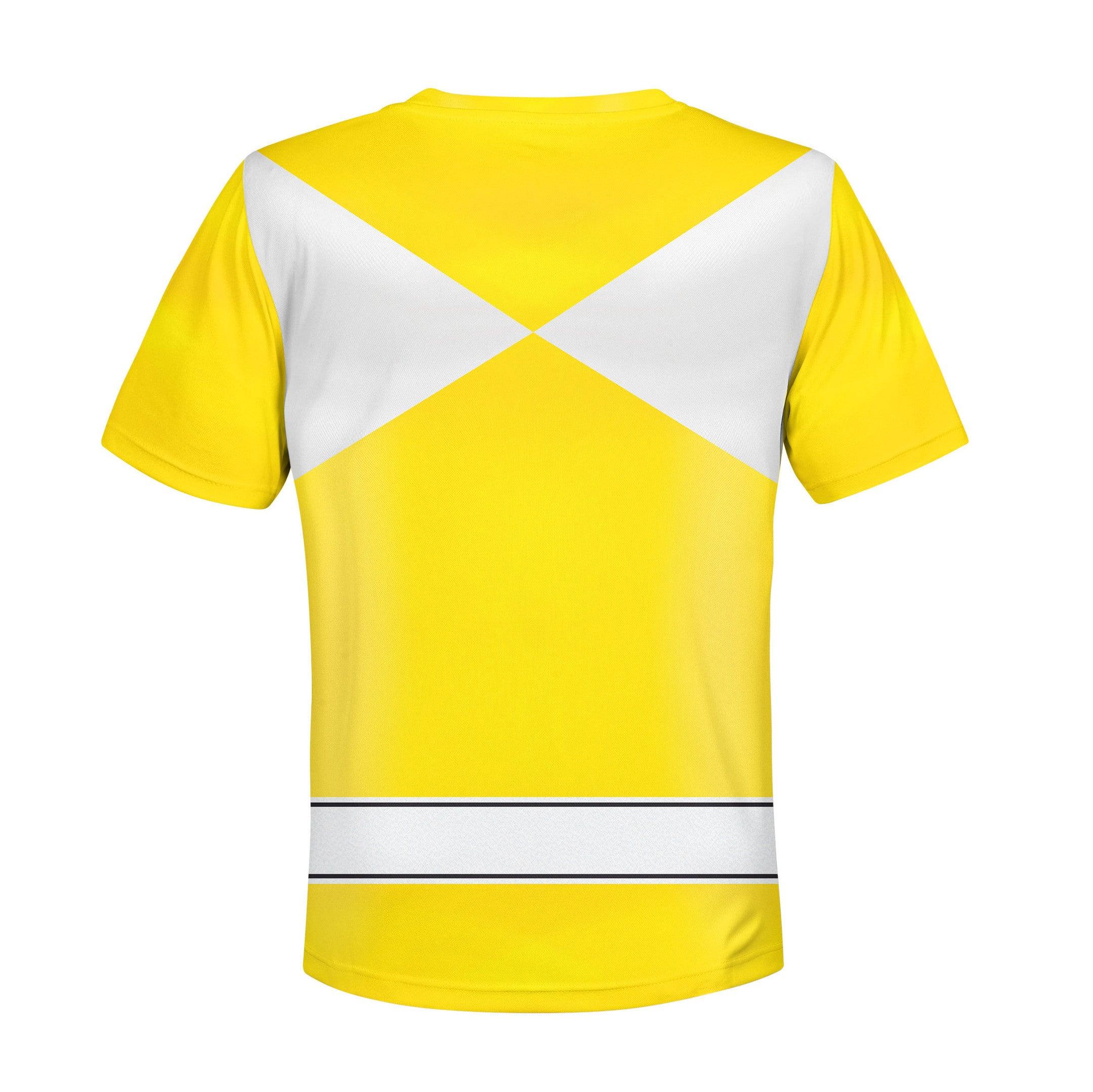  CustomsPig Unisex Kid Tops Yellow Power Ranger 3D Apparel -  CustomsPig.com
