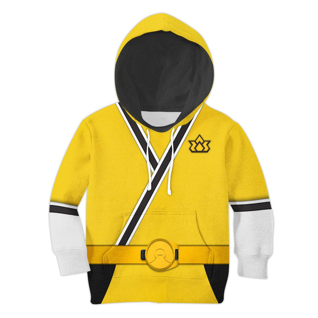 CustomsPig Unisex Kid Tops Yellow Power Rangers Samurai 3D Apparel - DucG