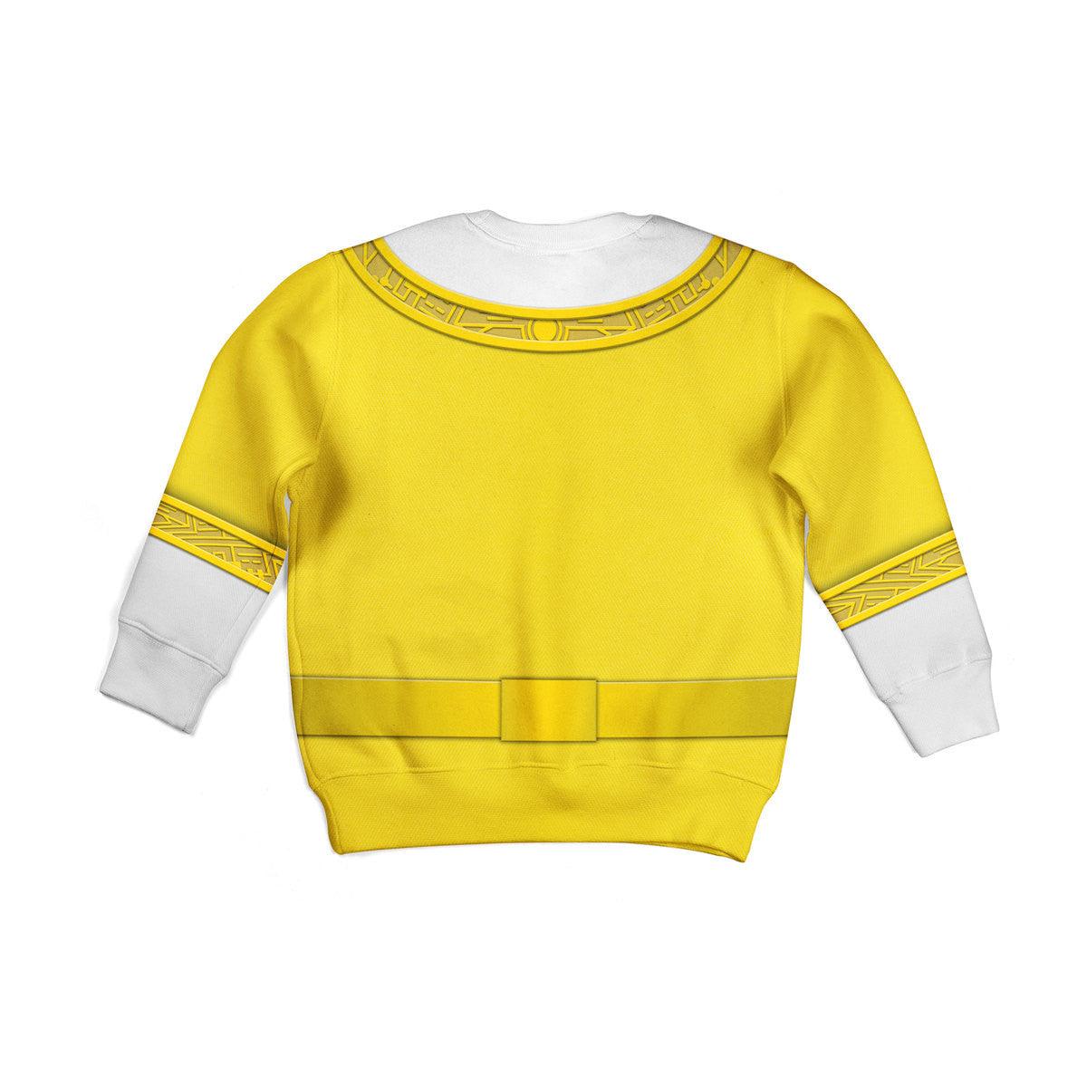  CustomsPig Unisex Kid Tops Yellow Power Rangers Zeo Kid 3D Apparel -  CustomsPig.com