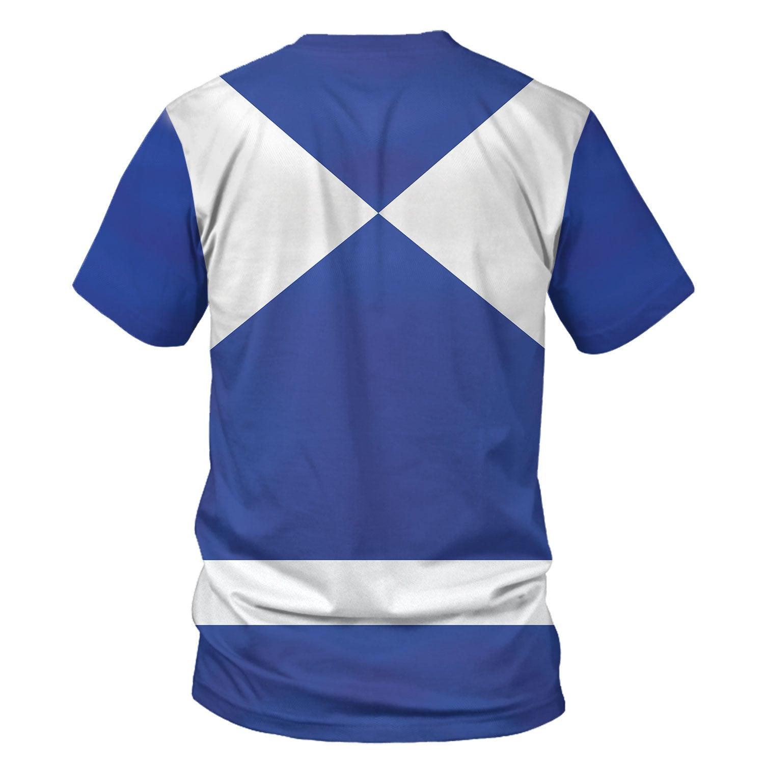  CustomsPig Unisex Tracksuit Hoodies Blue Power Ranger 3D Costumes -  CustomsPig.com