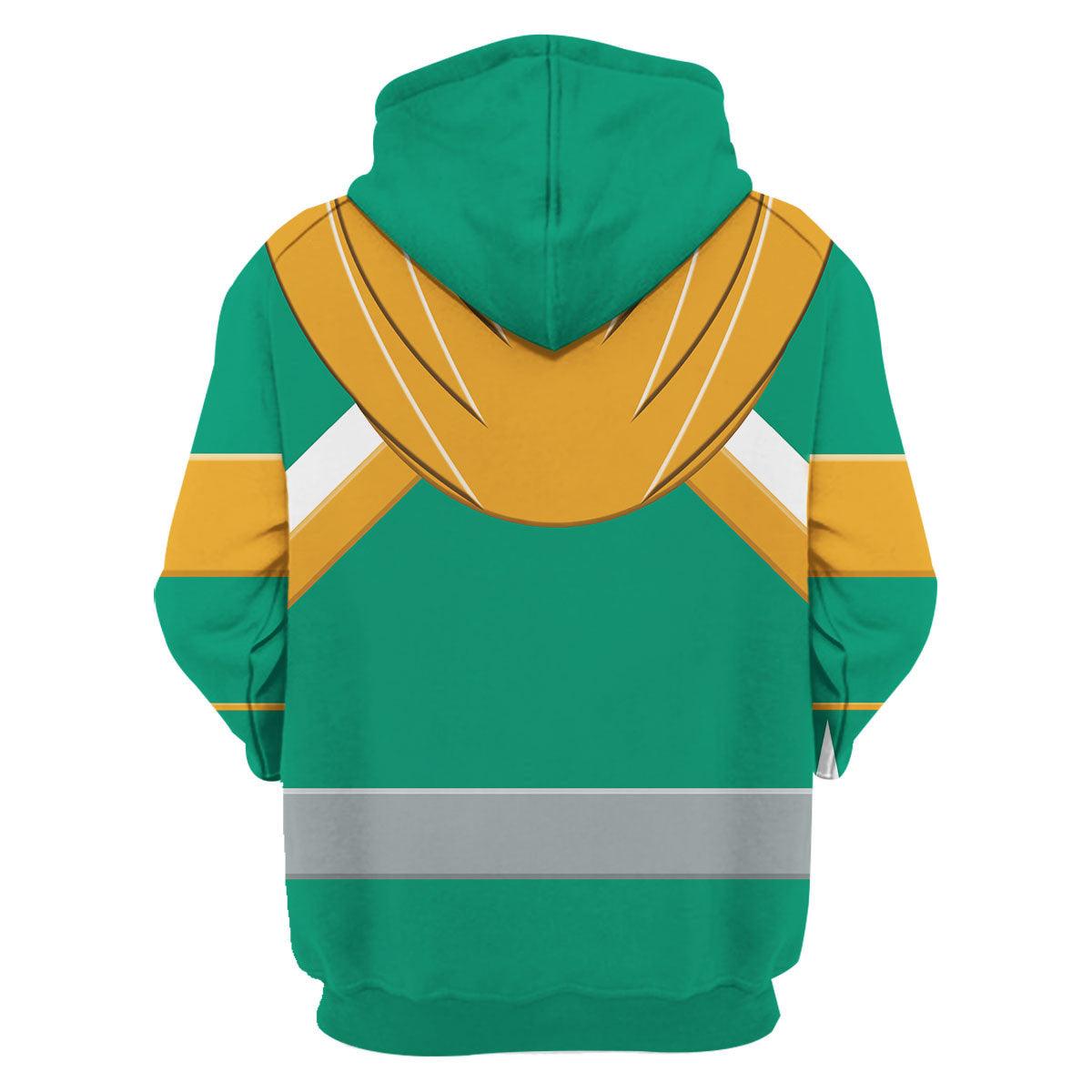  CustomsPig Unisex Tracksuit Hoodies Green Power Ranger 3D Costumes -  CustomsPig.com