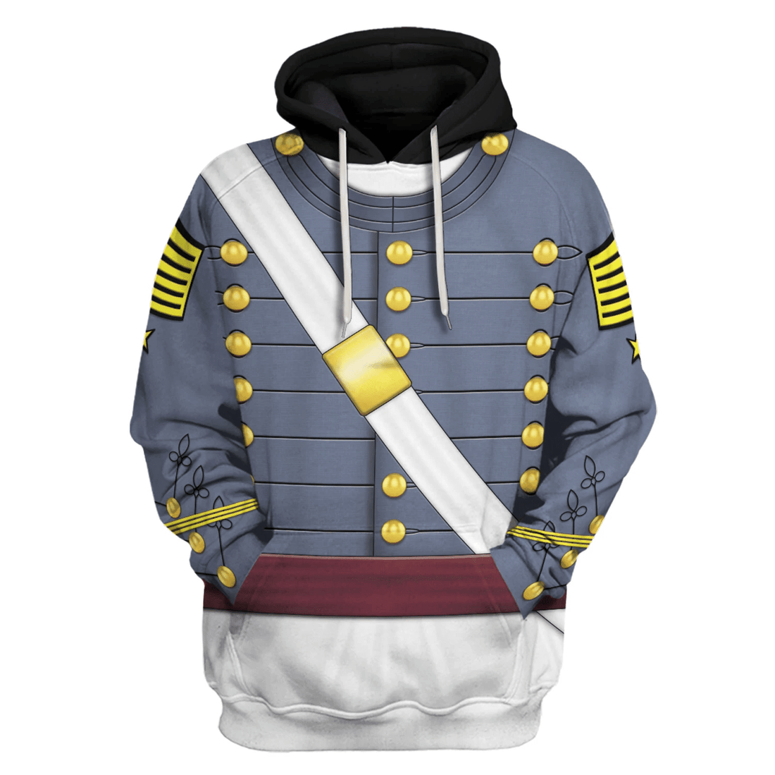 Gearhomie US Army - West Point Cadet (1860s) Costume Hoodie Sweatshirt T-Shirt Tracksuit - Gearhomie.com