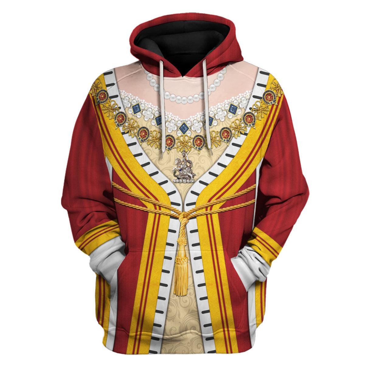 Gearhomie Victoria of England Costume Hoodie Sweatshirt T-Shirt Tracksuit - Gearhomie.com