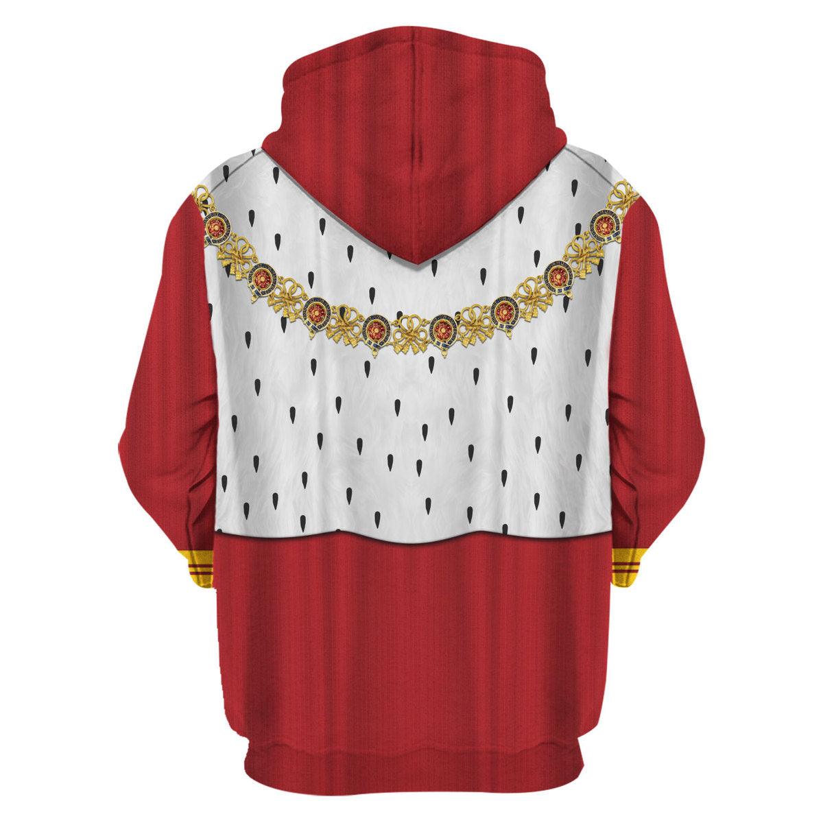 Gearhomie Victoria of England Costume Hoodie Sweatshirt T-Shirt Tracksuit - Gearhomie.com