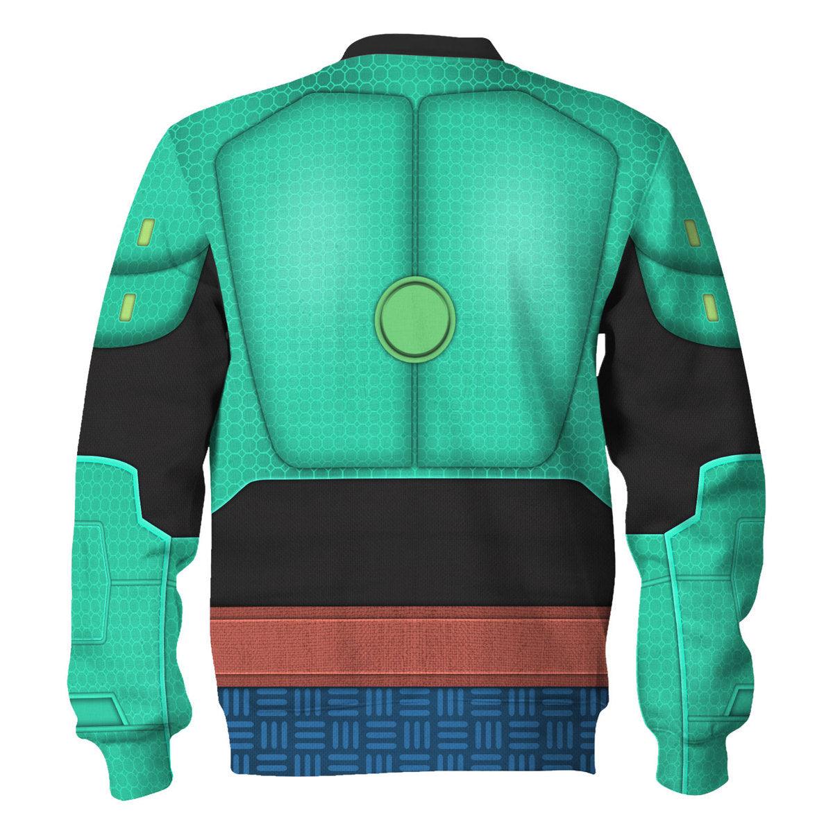 Gearhomie Wasabi Super Armor Cosplay Costume Hoodie Sweatshirt T-Shirt Sweatpants - Gearhomie.com