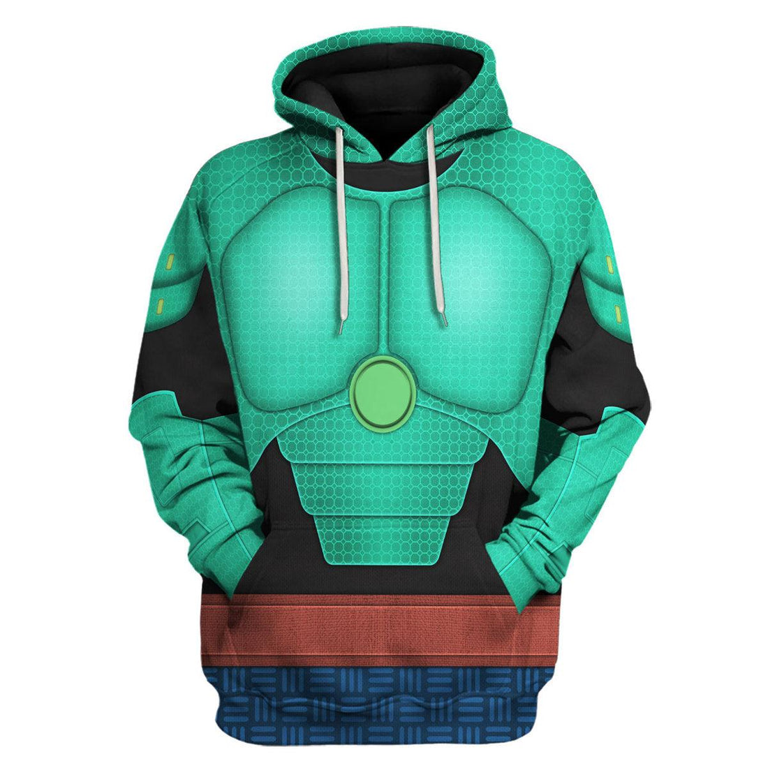 CustomsPig Wasabi Super Armor Cosplay Costume Hoodie Sweatshirt T-Shirt Sweatpants - CustomsPig.com