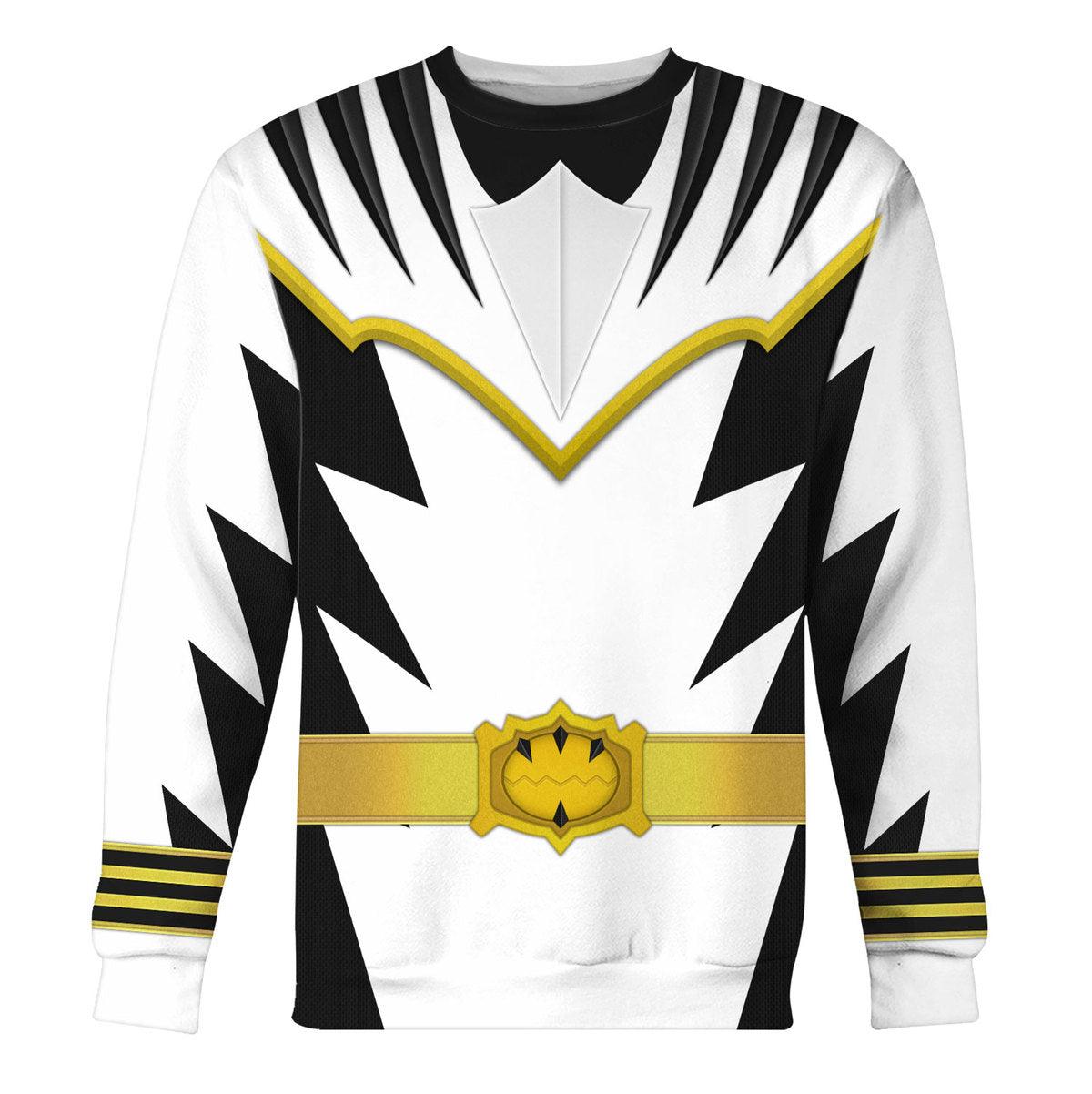 CustomsPig White Ranger Dino Thunder Hoodies Sweatshirt T-shirt Hawaiian Sweatpants - CustomsPig.com