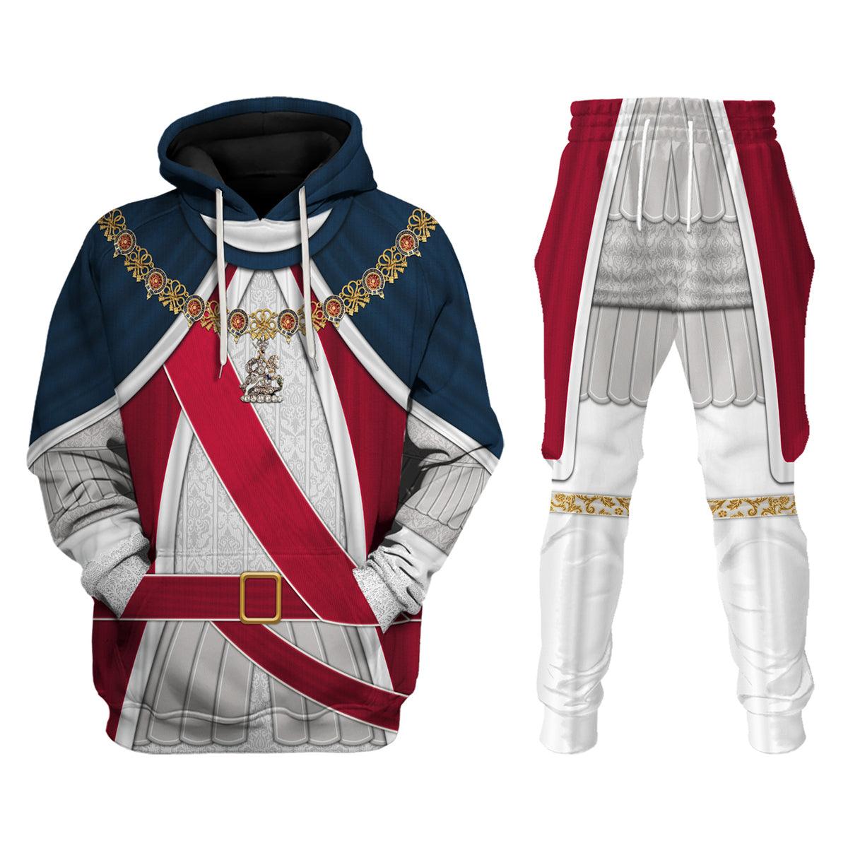 Gearhomie William IV of England Costume Hoodie Sweatshirt T-Shirt Tracksuit - Gearhomie.com