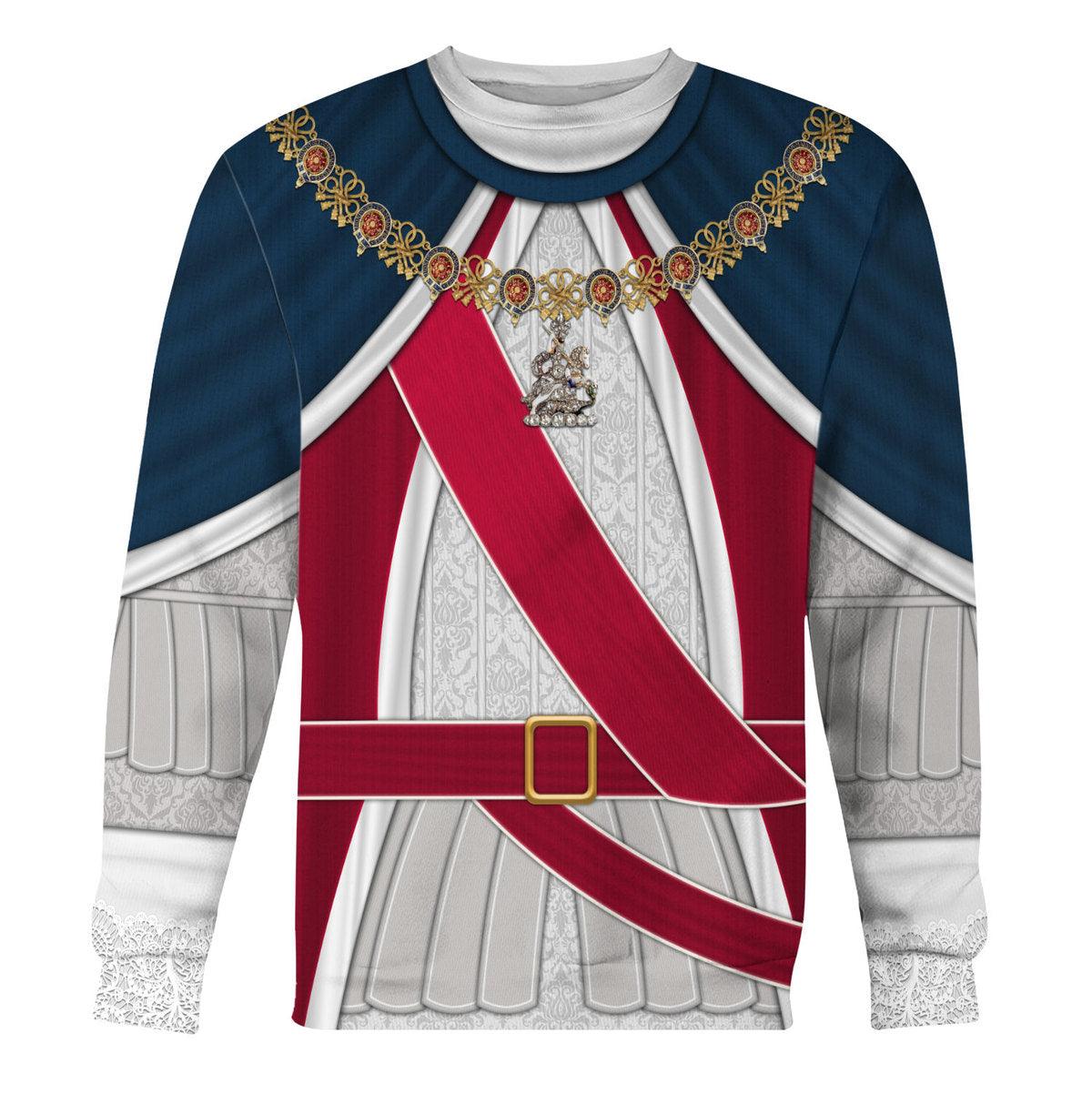 Gearhomie William IV of England Costume Hoodie Sweatshirt T-Shirt Tracksuit - Gearhomie.com