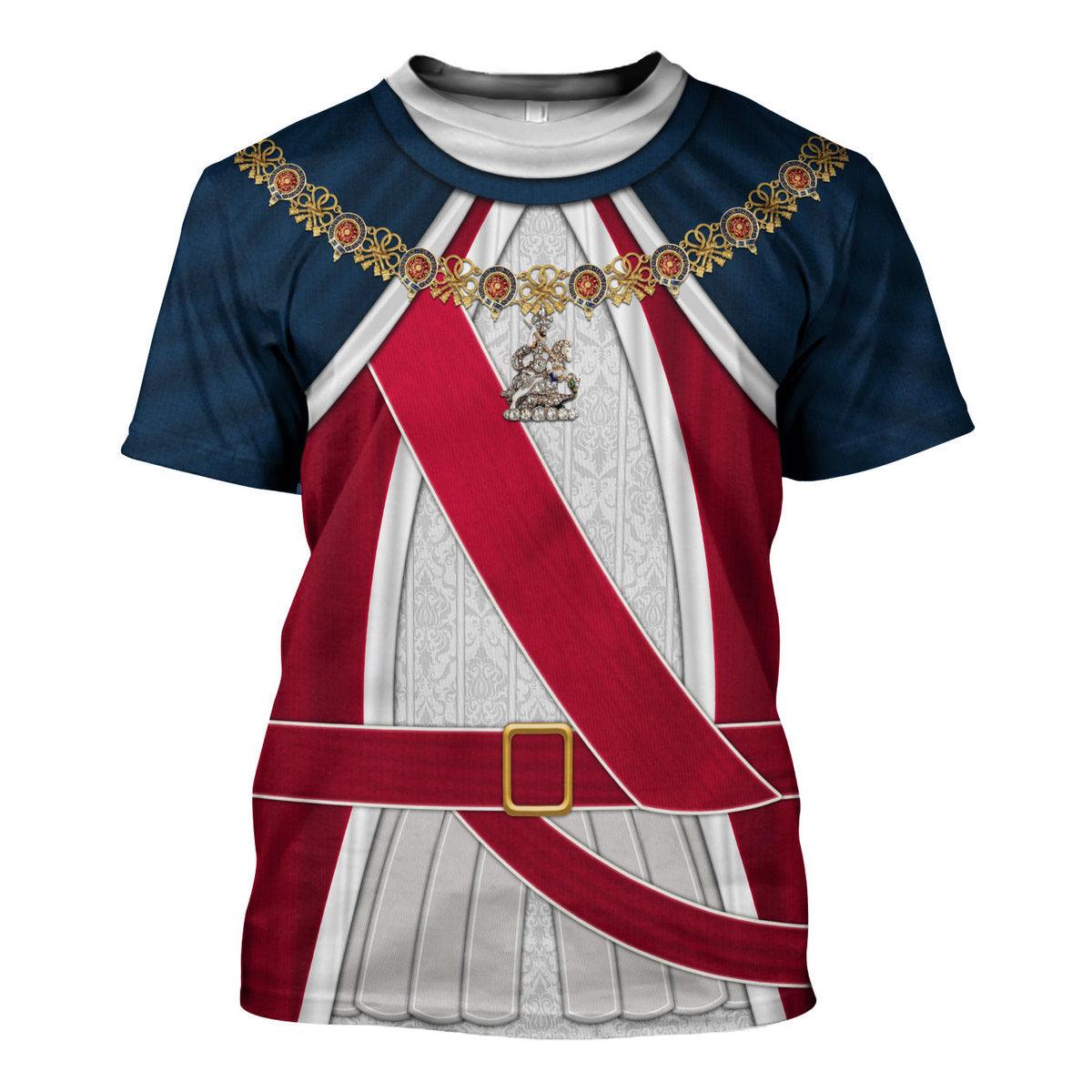 Gearhomie William IV of England Costume Hoodie Sweatshirt T-Shirt Tracksuit - Gearhomie.com