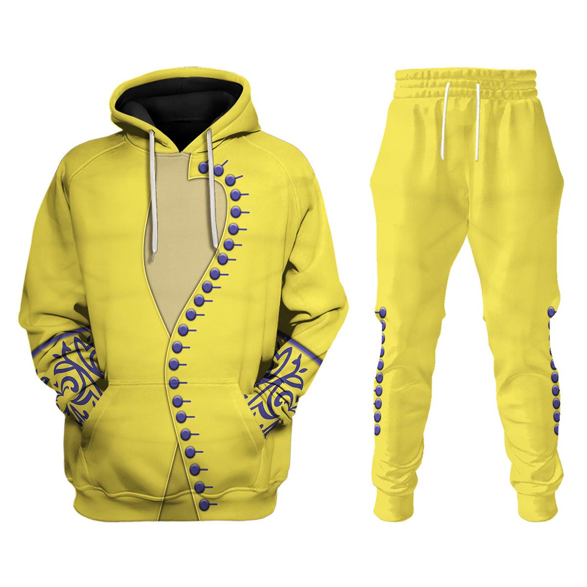 Gearhomie Yellow Cloud Guitar Costume Hoodie Sweatshirt T-Shirt Sweatpants - Gearhomie.com