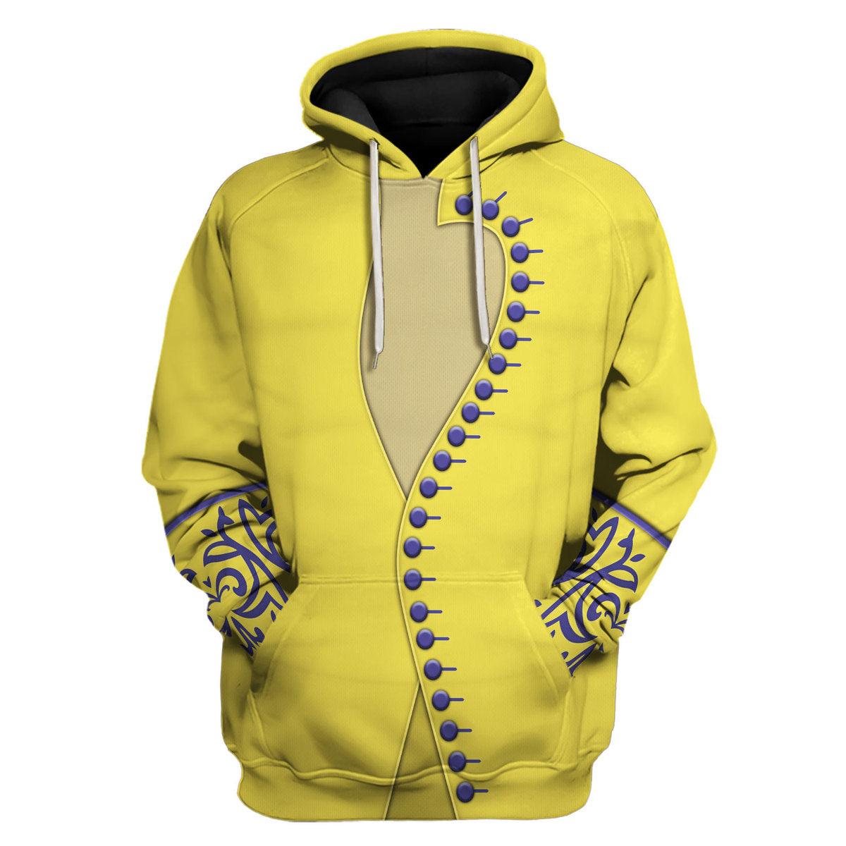 CustomsPig Yellow Cloud Guitar Costume Hoodie Sweatshirt T-Shirt Sweatpants