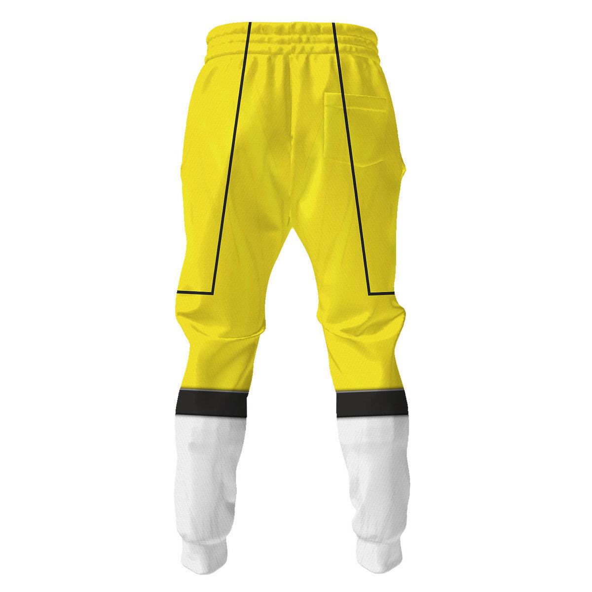  CustomsPig Yellow Power Rangers Turbo Hockey Jersey -  CustomsPig.com