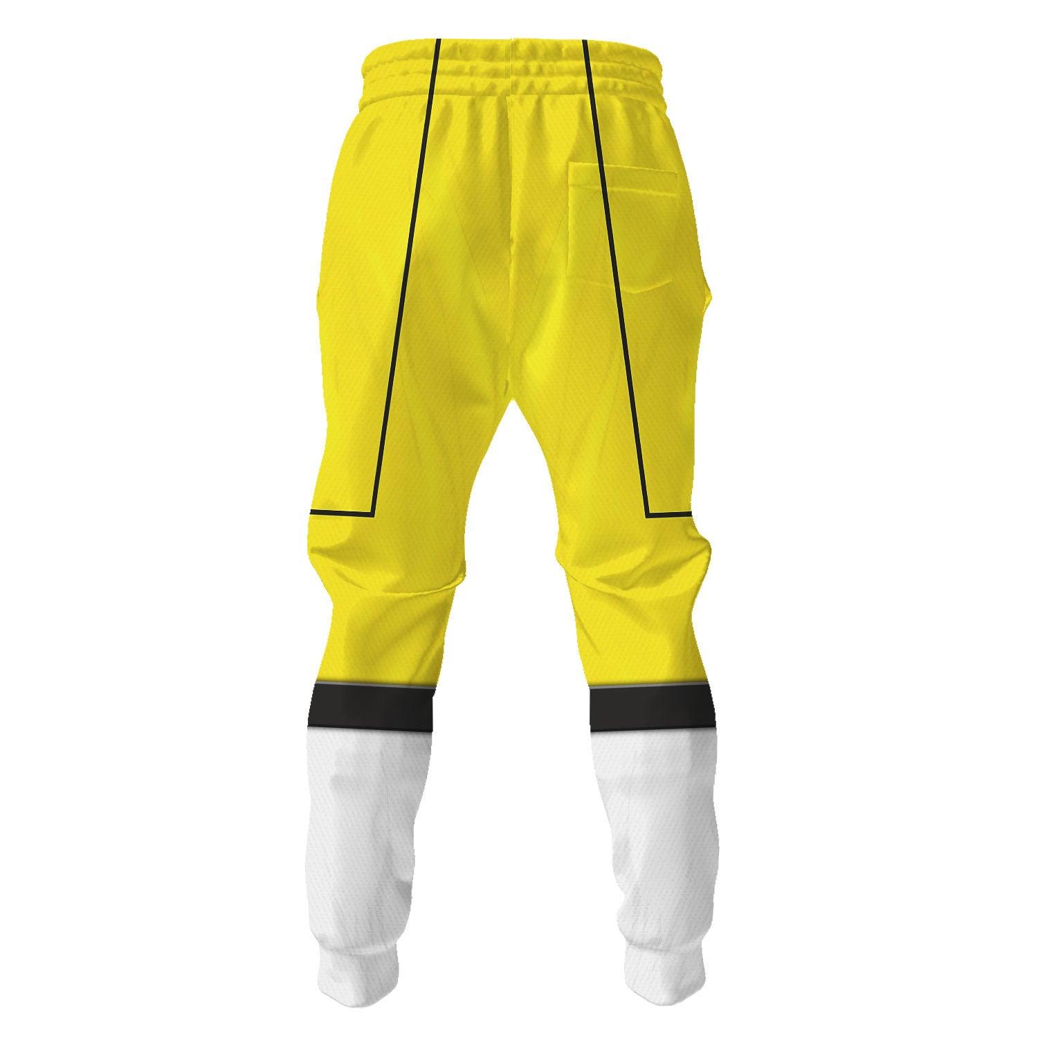  CustomsPig Yellow Power Rangers Turbo Hoodies Sweatshirt T-shirt Hawaiian Tracksuit -  CustomsPig.com