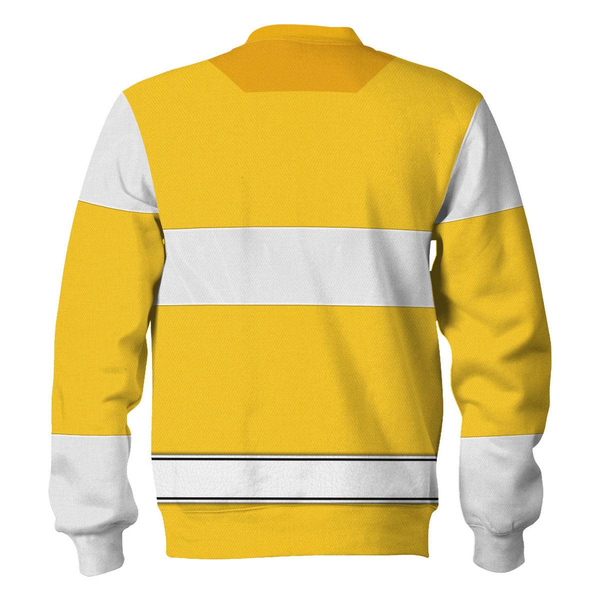 CustomsPig Yellow Space Ranger Hoodies Sweatshirt T-shirt Hawaiian Tracksuit - CustomsPig.com