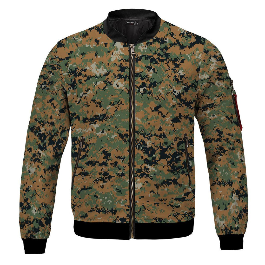 GearHomies American MARPAT Marine pattern Woodland CAMO Bomber Jacket - DucG