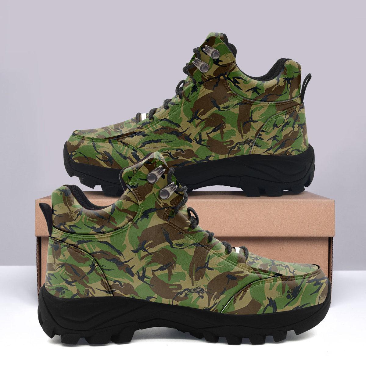 Gearhomies Bristish Disruptive Pattern (DPM) Material British Armed Forces Hiking Shoes - DucG