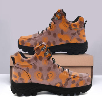 German World War 2 (WWII) Plane Tree (Platanenmuster) Autumn CAMO Hiking Shoes - DucG