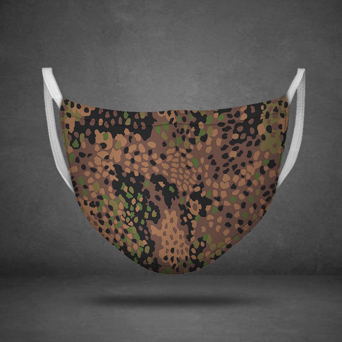 German WWII Erbsenmuster pattern Pea Dot Camo Face Mask - CustomsPig