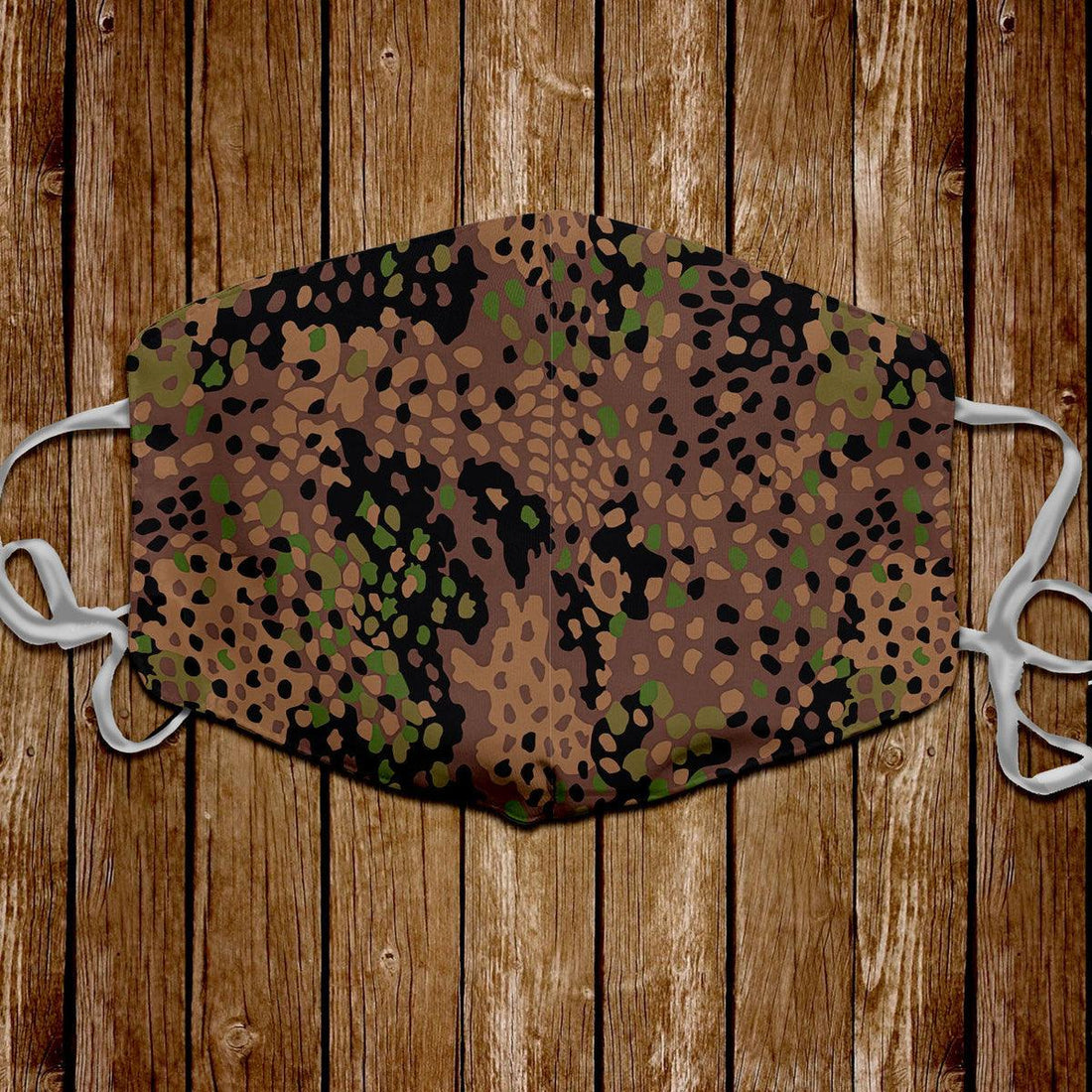 German WWII Erbsenmuster pattern Pea Dot Camo Face Mask - CustomsPig