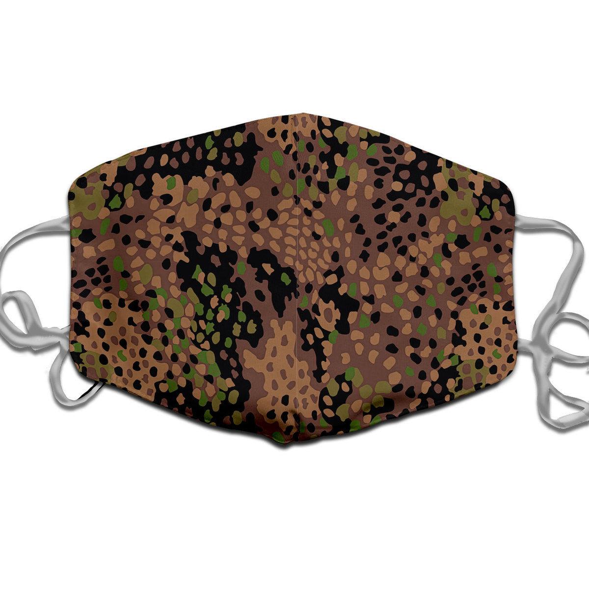 German WWII Erbsenmuster pattern Pea Dot Camo Face Mask - CustomsPig
