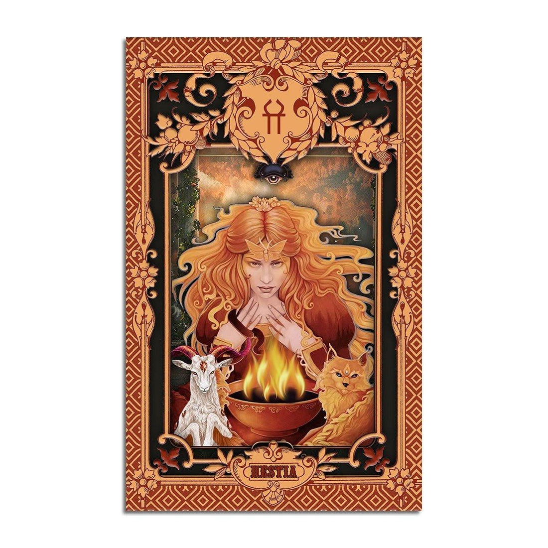 Greek Mythology Hestia Capricorn Zodiac Rug - CustomsPig