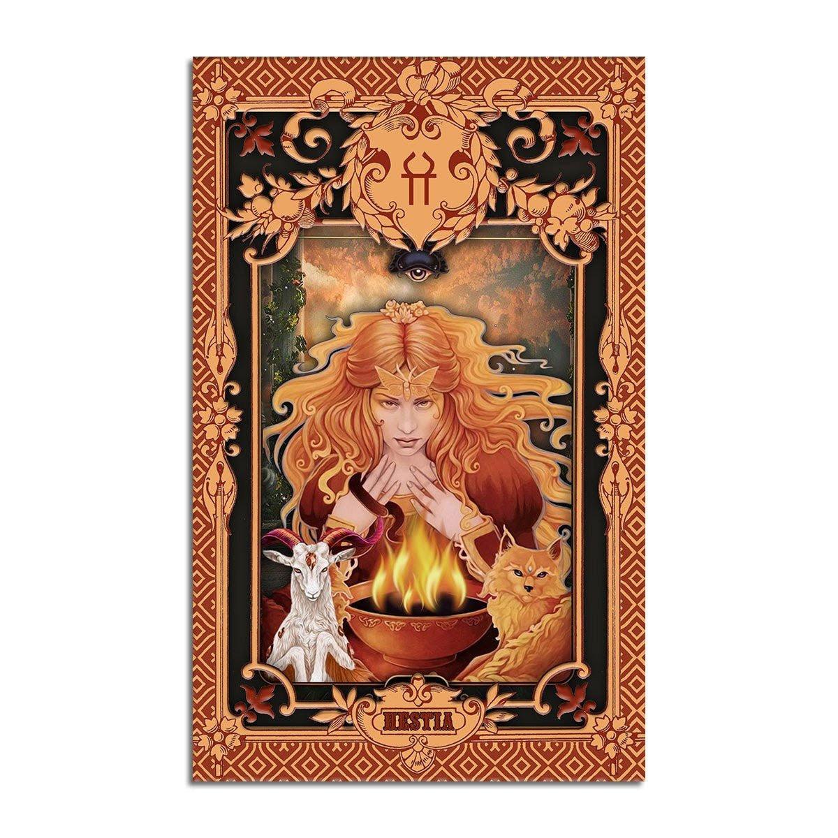Greek Mythology Hestia Capricorn Zodiac Rug - CustomsPig