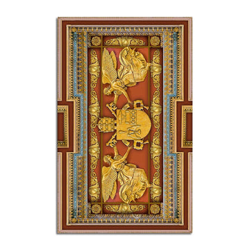 Gregory XVI Coat Of Arms Rug - CustomsPig