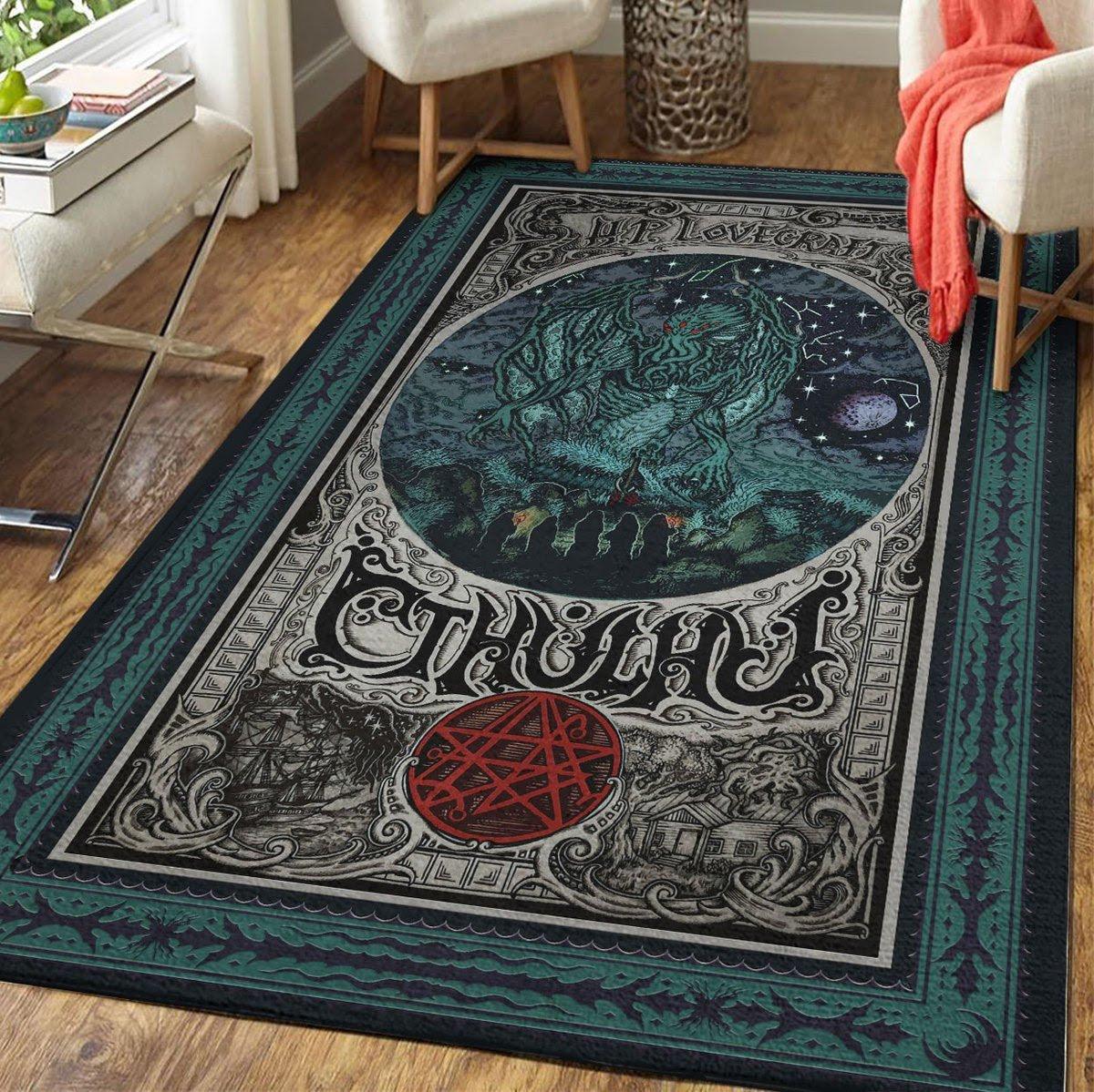 H. P. Lovecraft CTHULHU Rug - CustomsPig