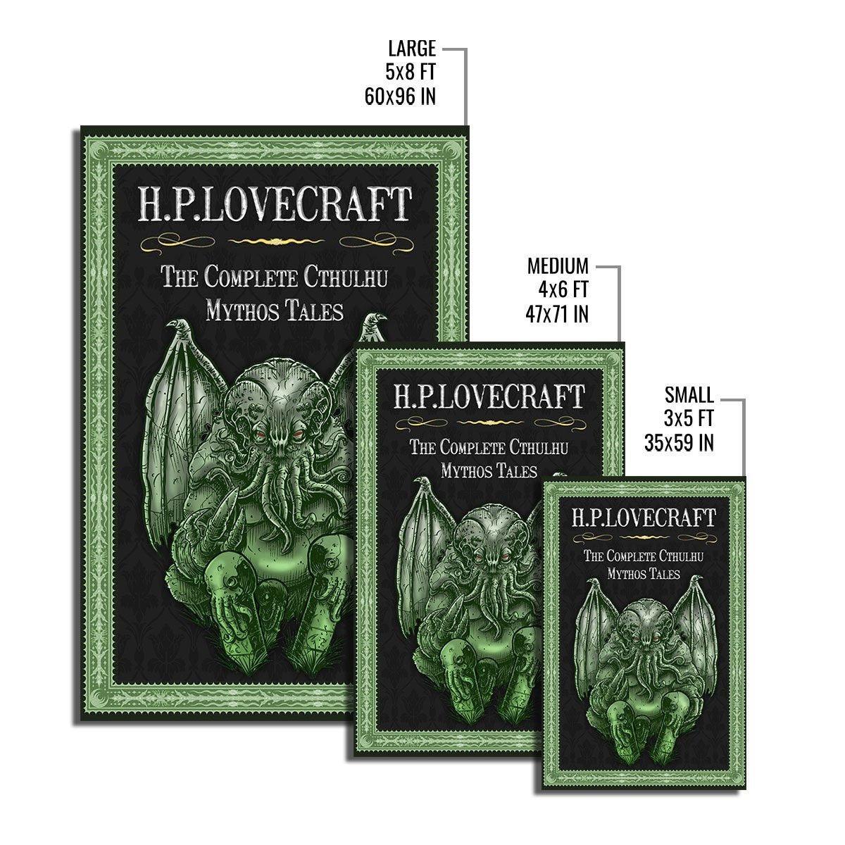 H.P.Lovecraft The Complete Cthulhu Mythos Tales Rug - DucG