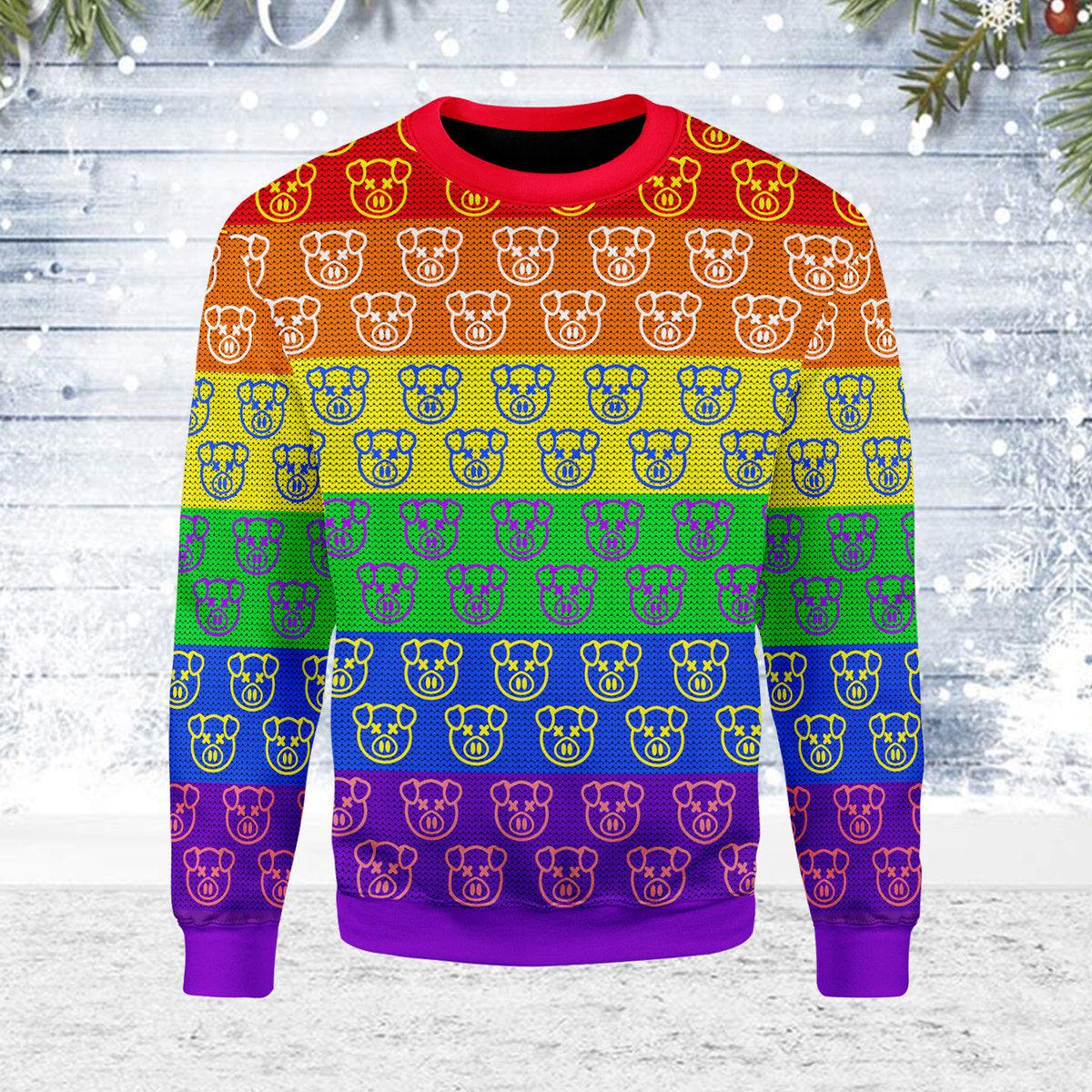 Jeffree Star Pig Ugly Christmas Sweater - DucG