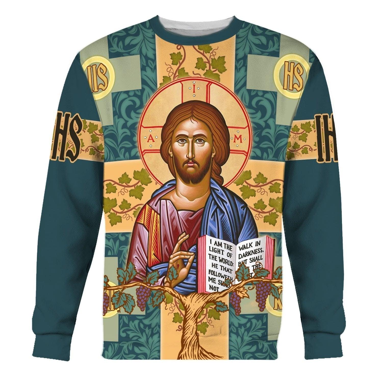 Jesus Christ Byzantine Greek Orthodoxy Sweatshirt - DucG