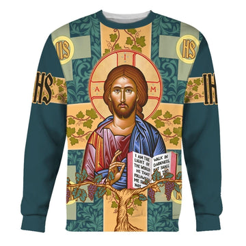 Jesus Christ Byzantine Greek Orthodoxy Sweatshirt - DucG