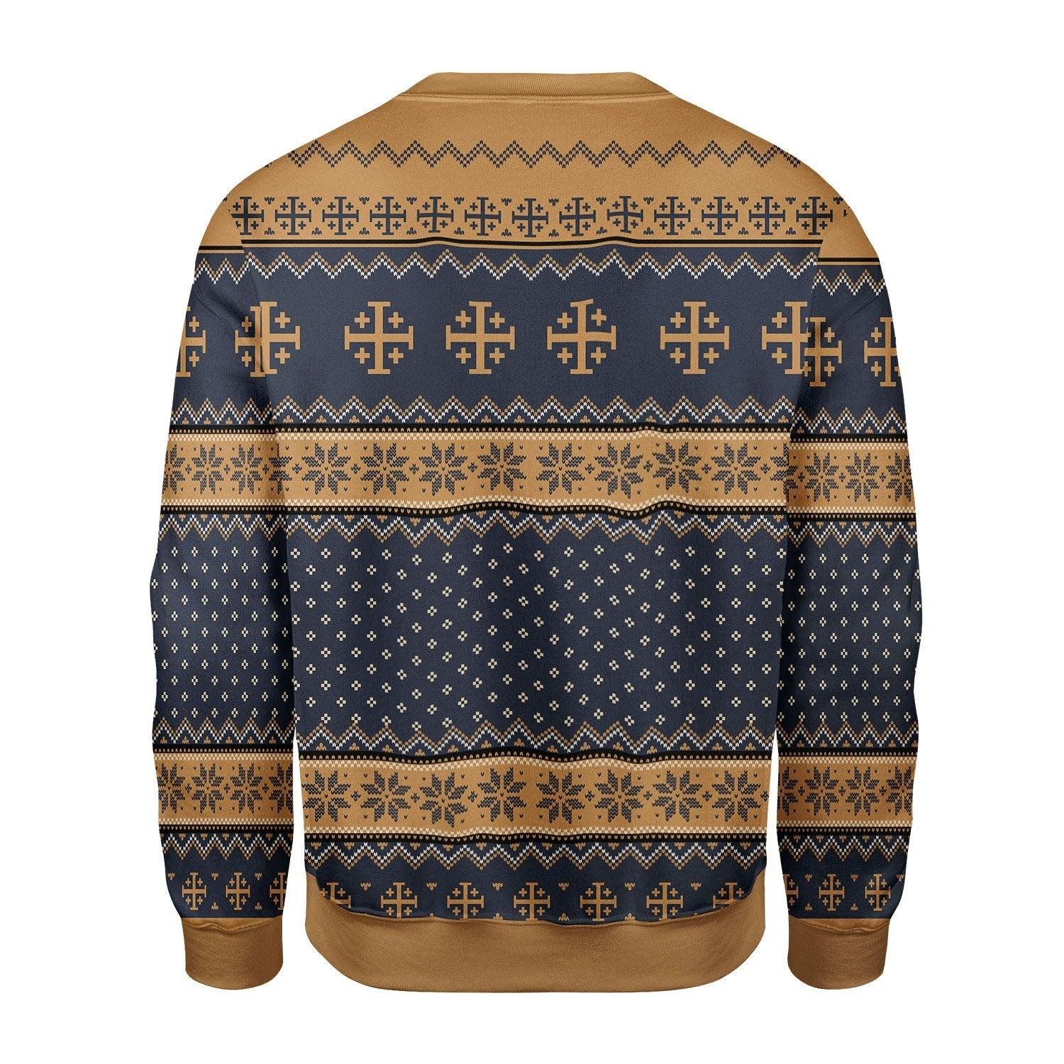 Jesus IC XC Christmas Sweater - CustomsPig