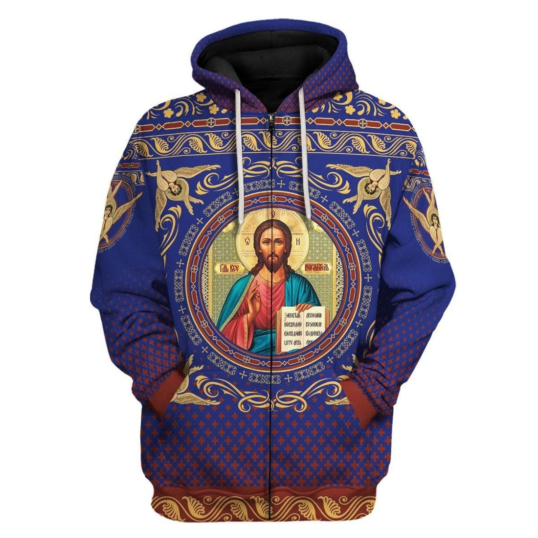 Jesus Zip Hoodie - DucG