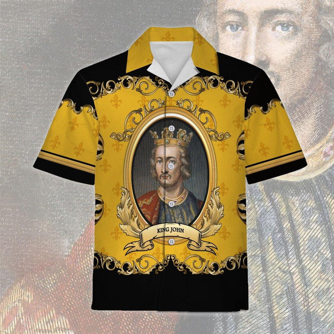 John King Of England Hawaiian Shirt / S Qm825