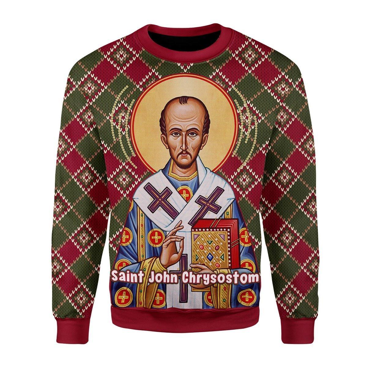 John the Apostle Christmas Sweater - CustomsPig