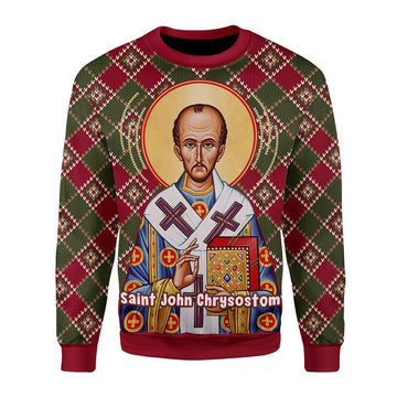 John the Apostle Christmas Sweater - CustomsPig