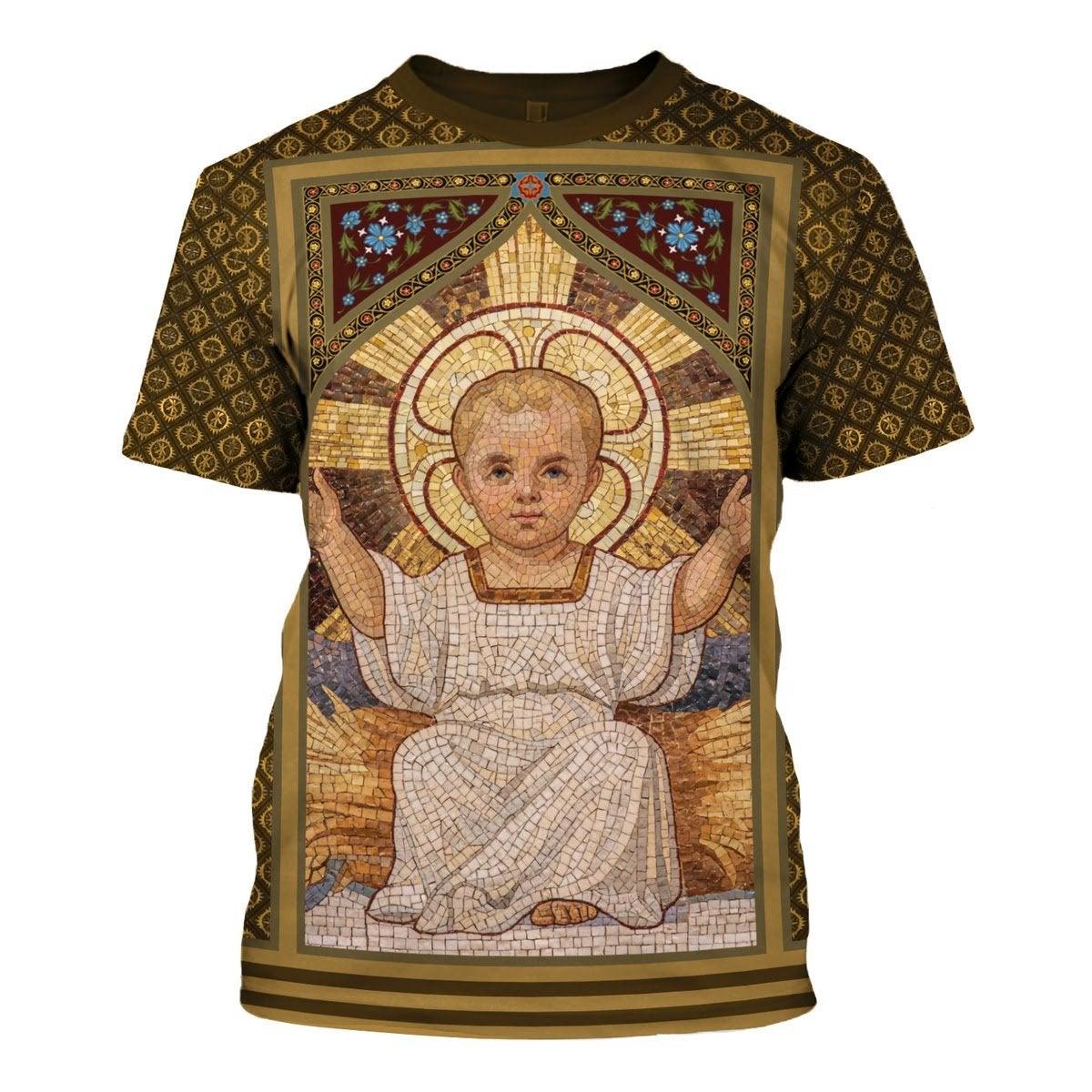 Kid Jesus T-shirt - CustomsPig