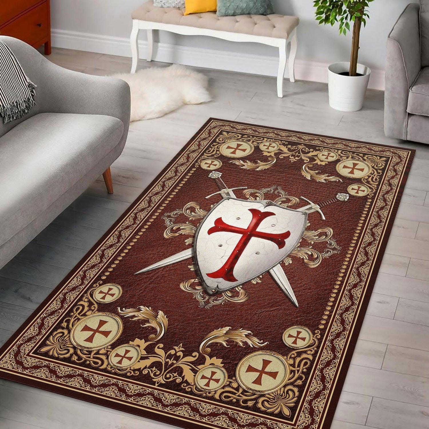 Knight Templar Rug - CustomsPig